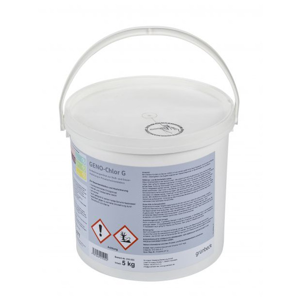Grünbeck Chlorgranulat GENO-Chlor G Eimer-Inhalt 5 kg schnell löslich KISI-Verschluss 210003
