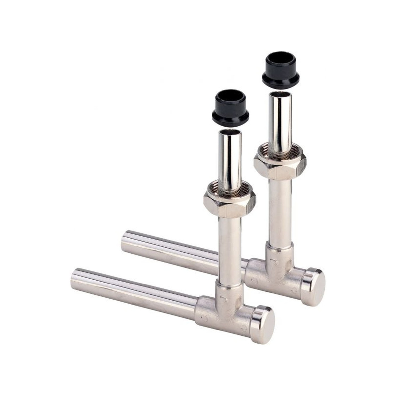 Viega Anschlussset 2272.5 G3/4 120-120mm Messing vernickelt 360399