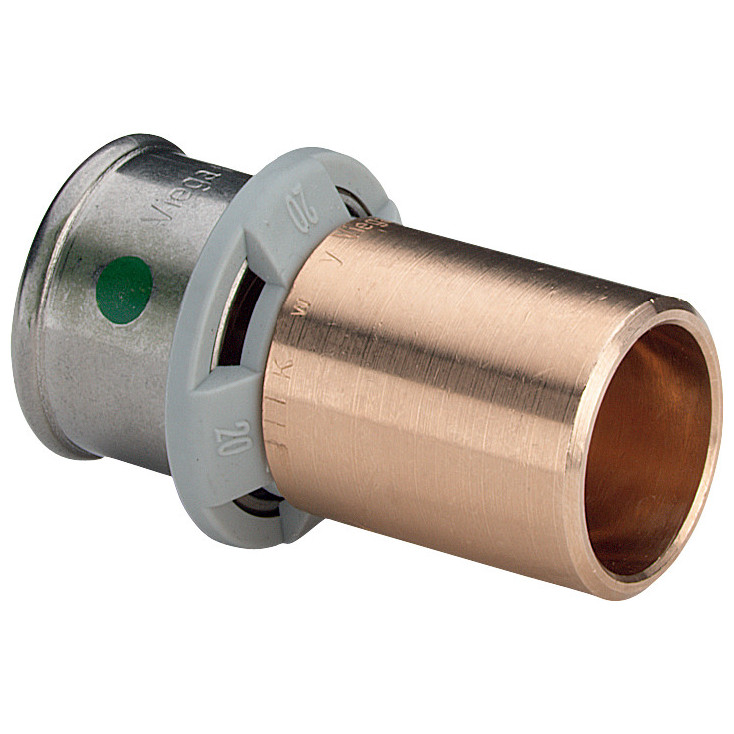 Viega EinsteckStück Sanfix-P 566685 32x28 mm SC-Contur Einsteckende Rotguss Pressanschluss