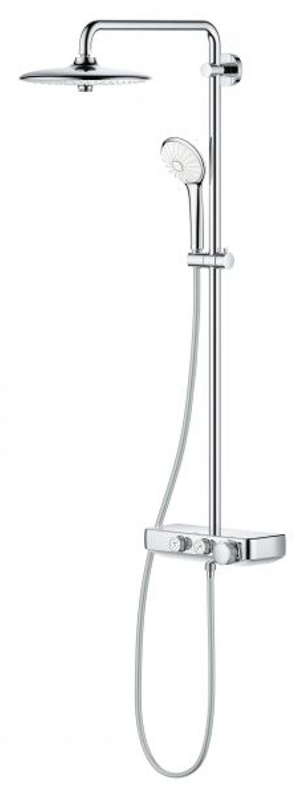 GROHE Duschsystem Euphoria SmartControl 260 Mono Thermostat Kopfbrause 260 mm Handbrause 110 mm chrom 26509000