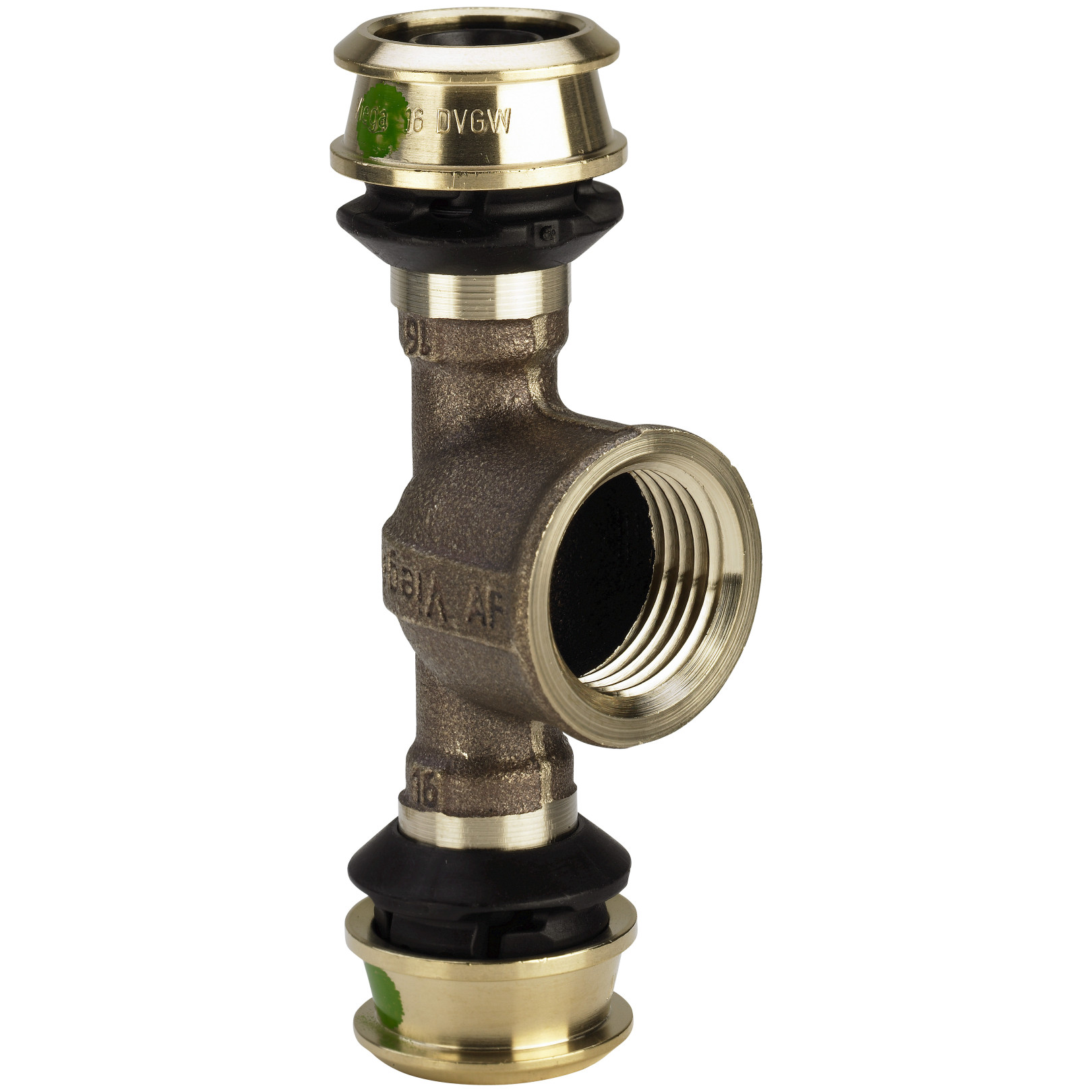 Viega T-Stück Raxofix 5317 40x3-4x40 SC-Contur Innengewinde PPSU Pressfitting 647193
