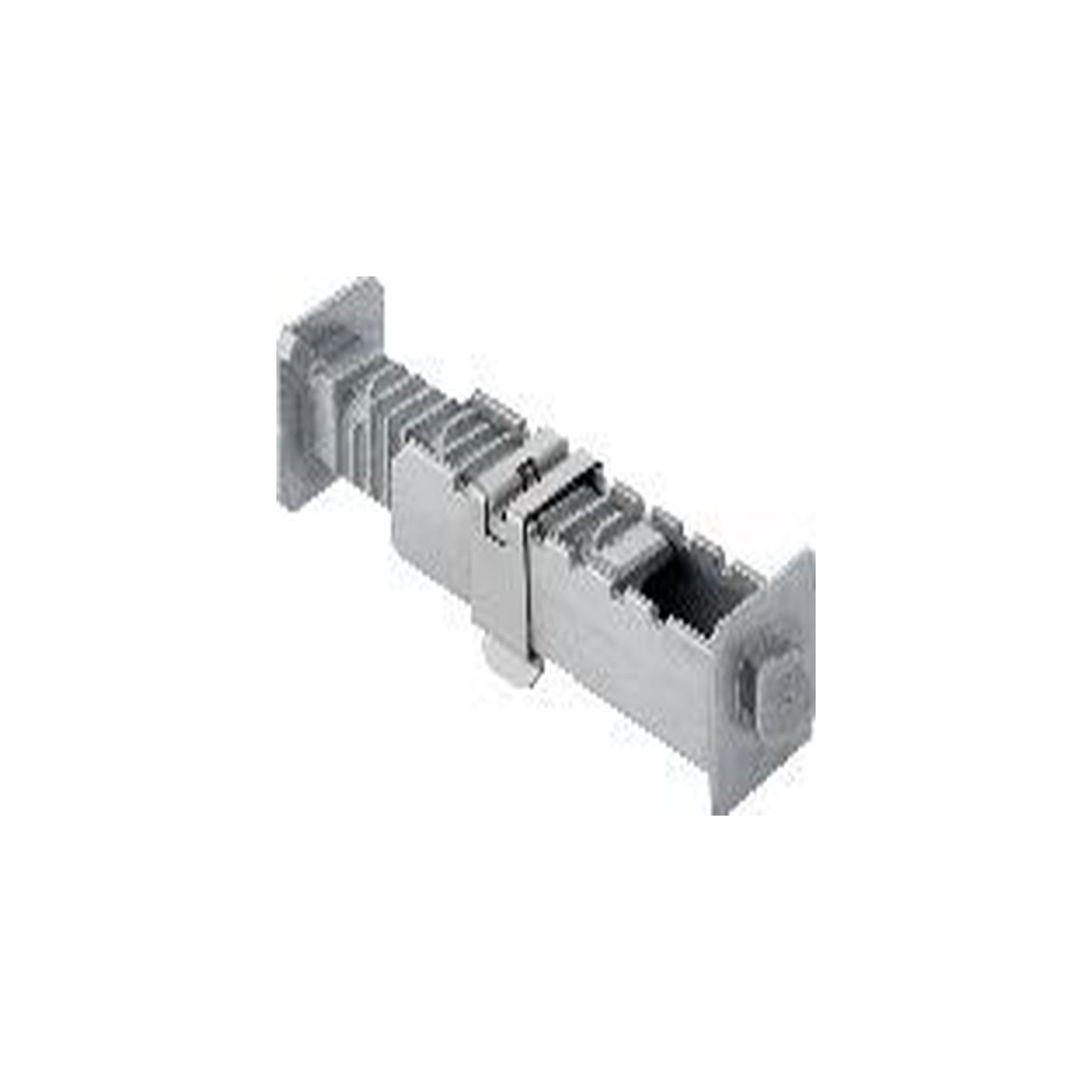 Geberit GIS Verbindungsstück Zinkdruckguss 3x3x9 cm werkzeuglos tiefenverstellbar 461003001