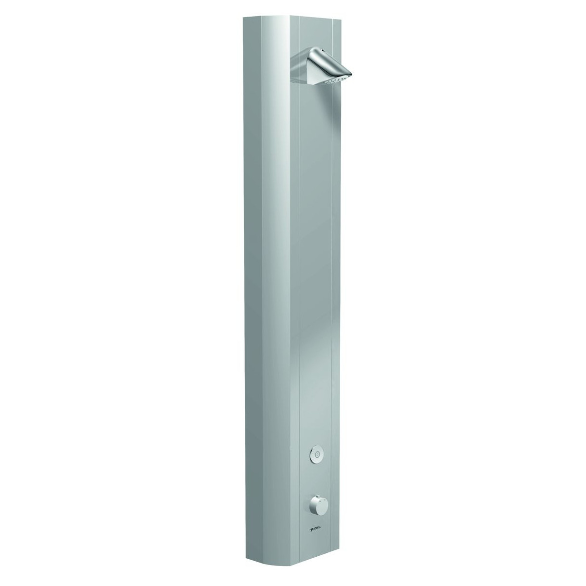 Schell Duschpaneel LINUS DP-C-T Therm CVD DUKO COMFORT alu-eloxiert Thermostat Selbstschluss 2x DN15 G1/2 008190899