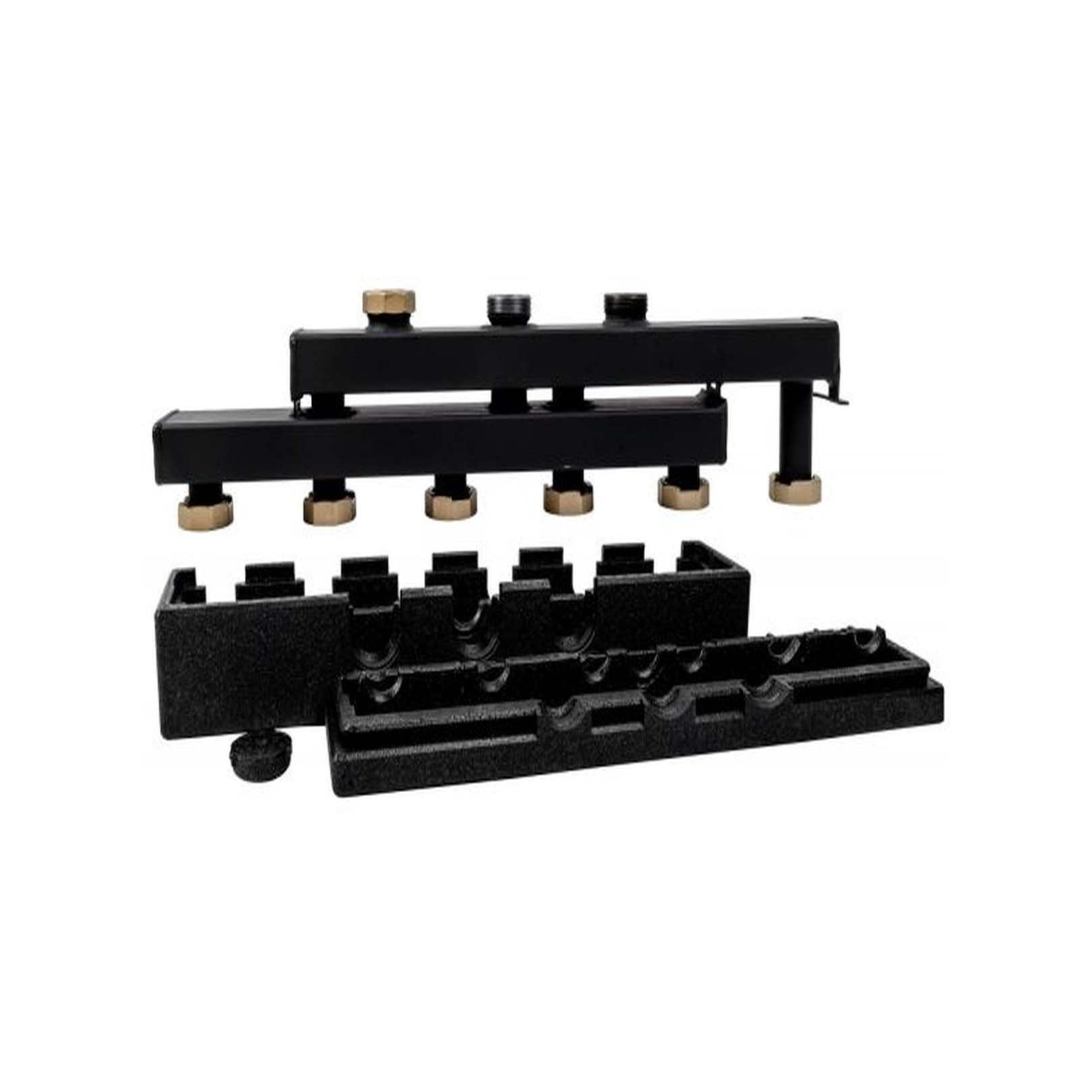 Wolf Verteilerbalken Heizkreisverteiler 3 Kreise DN25 DN32 EPP Dämmung 1 1/2 Zoll 2072198