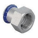 Geberit Pressfitting Edelstahl Mapress Uebergang d42 Rp1-1-2 Innengewinde CIIR Pressindikator 31814