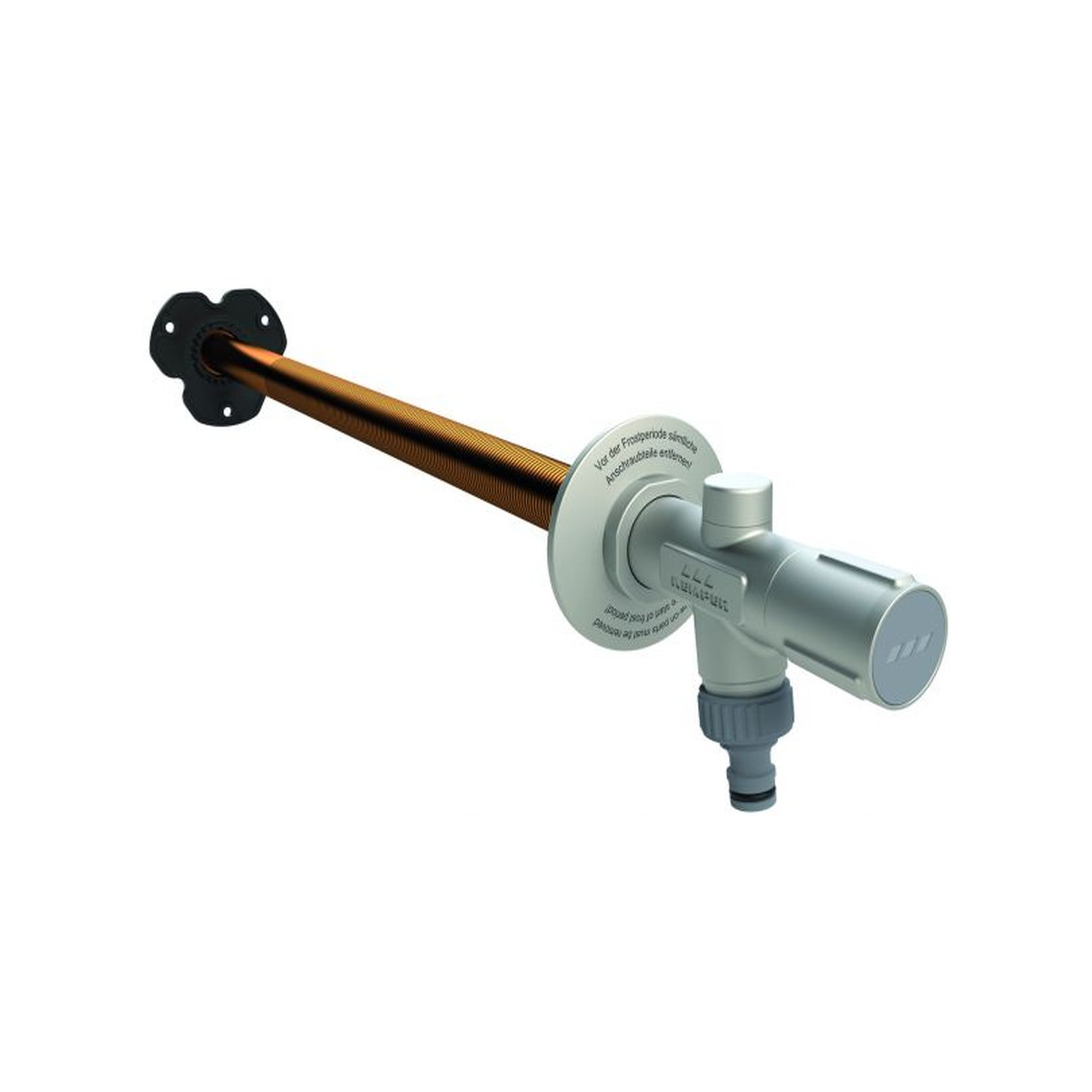 Kemper Frostsichere Außenarmatur FROSTI Bausatz 260-530mm Griff DN15 5780501500