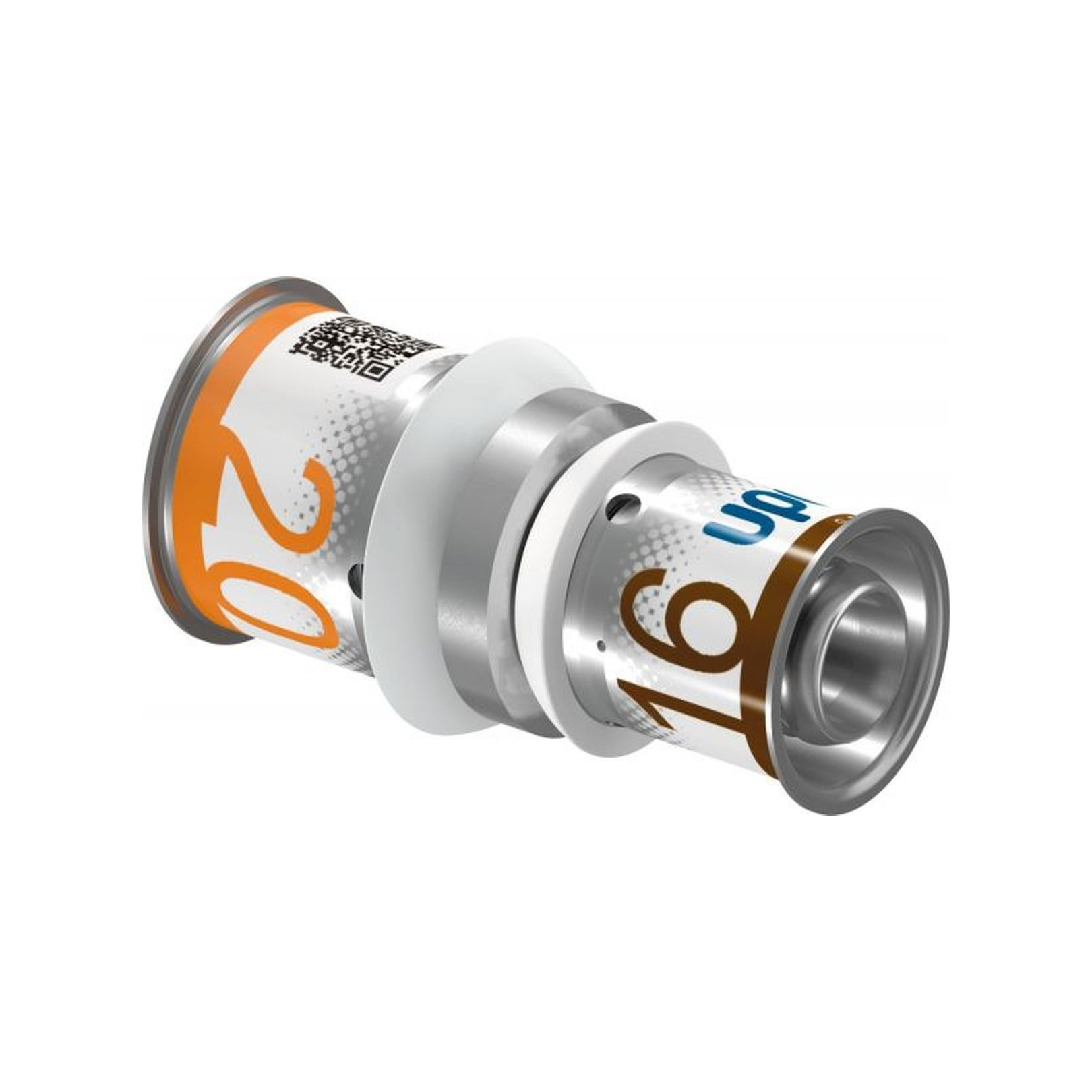 Uponor S-Press PLUS Kupplung reduziert Pressmuffe 25mm 20mm Messing verzinnt DVGW 1070554