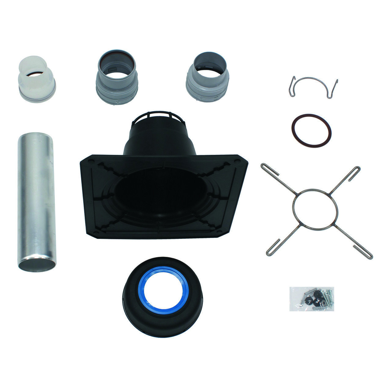 Vaillant Abgassystem Grundelemente 100 PP Basisset-Erweiterung Schachtabdeckung Muffe AluminiumendStück 303516