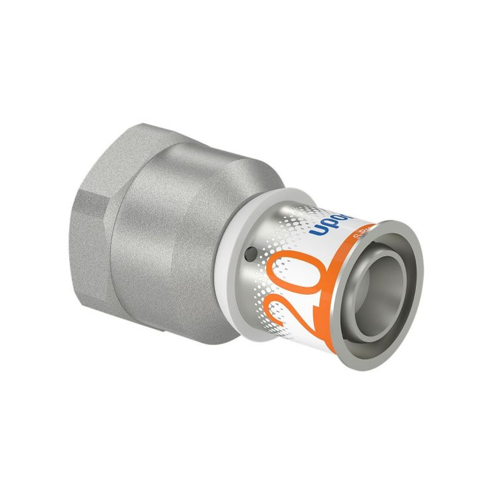 Uponor S-Press PLUS Übergangsmuffe 20mm DN20 3/4 Zoll IG Edelstahlpresshülse DVGW 1070517