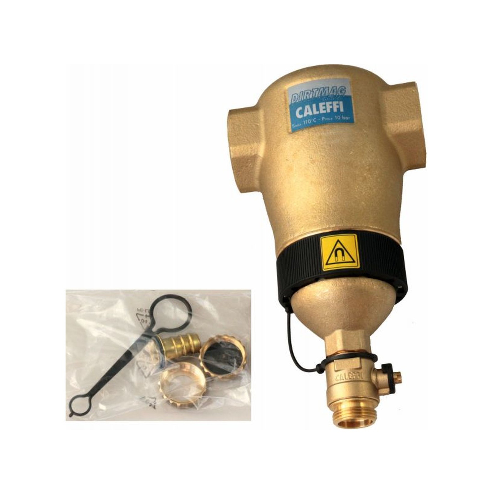 Wolf Schlammabscheider Magnetitabscheider 1 1/4 Zoll bis 3,5m3/h Heizungsrücklauf Wärmepumpe 2071879