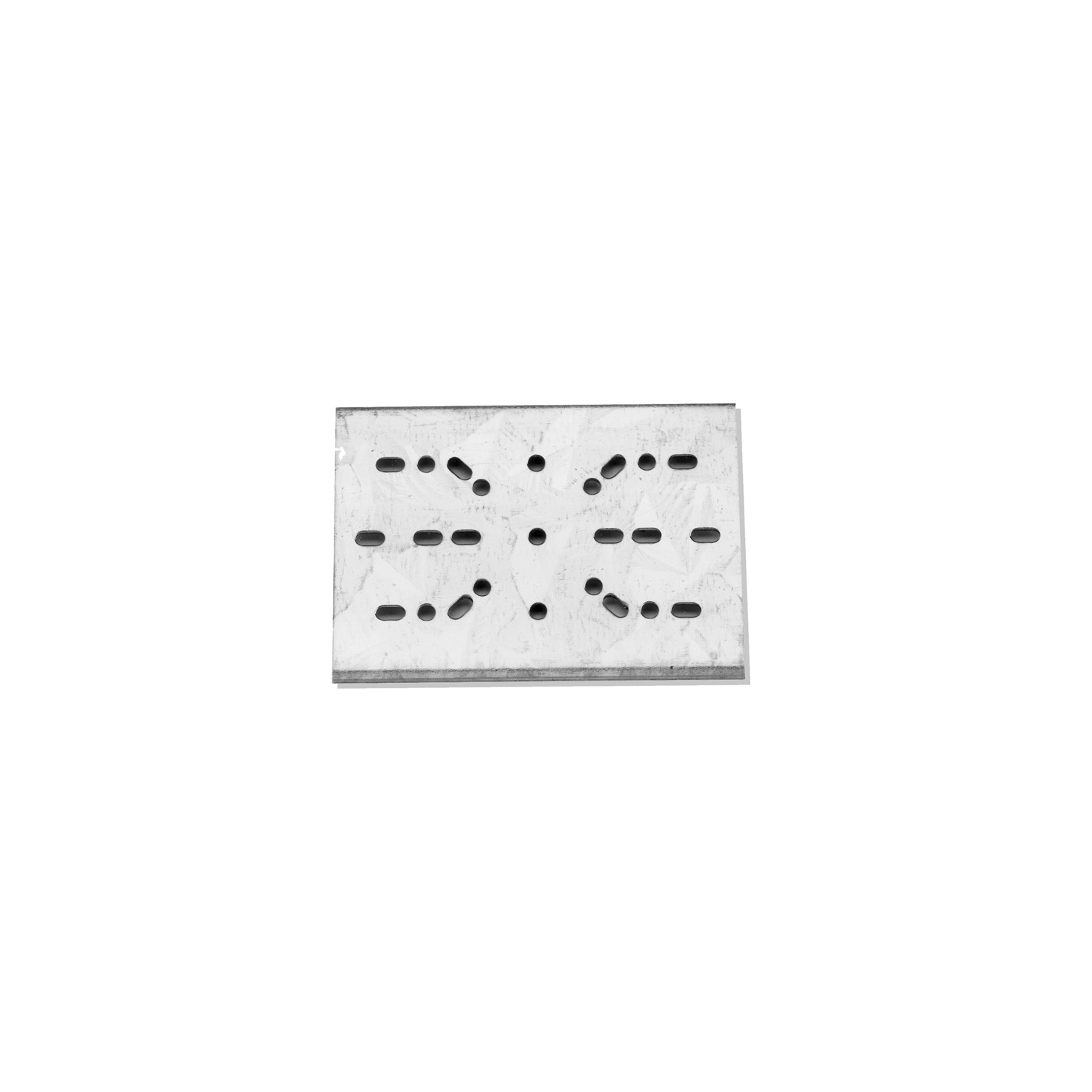 Walraven Fixierplättchen BISMAT 1280 sendzimirverzinkt 70x52x1 0835000