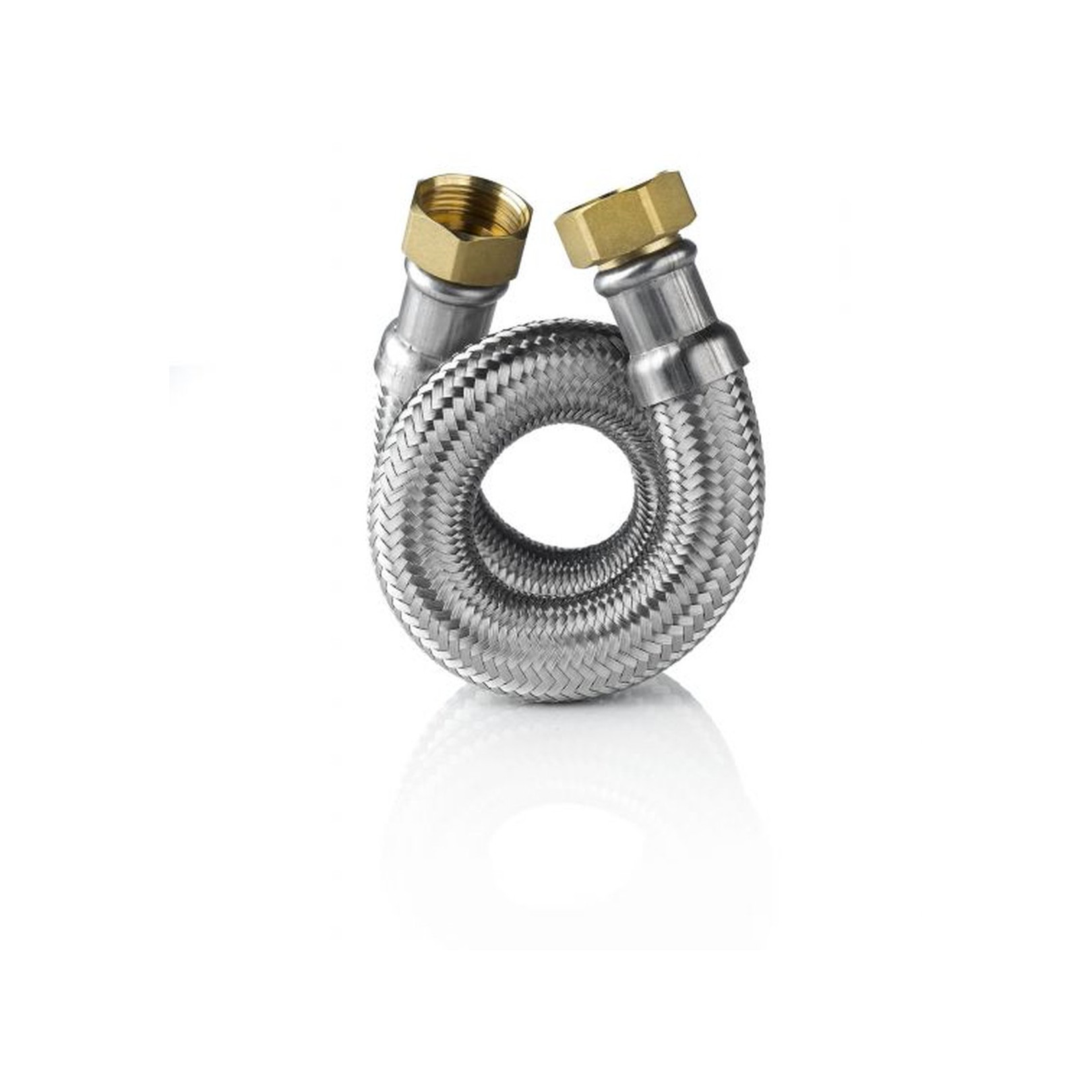 Tucai Panzerschlauch 1 Zoll i/i 500mm Edelstahl Trinkwasser Klima Heizung 204729