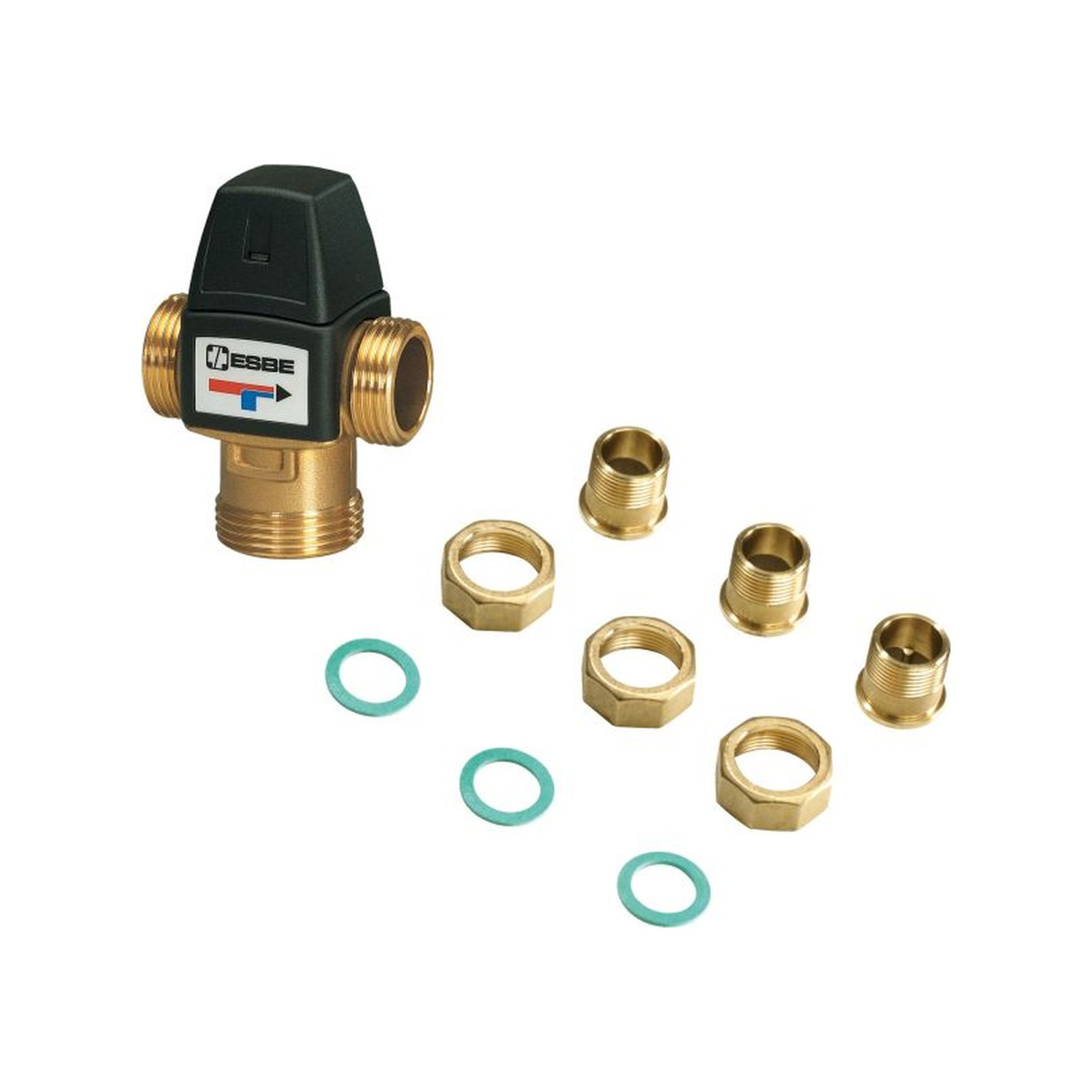 Buderus Trinkwassermischer TWM DN20 30-70 C Thermostat R3/4 Verbrühschutz 7735600273