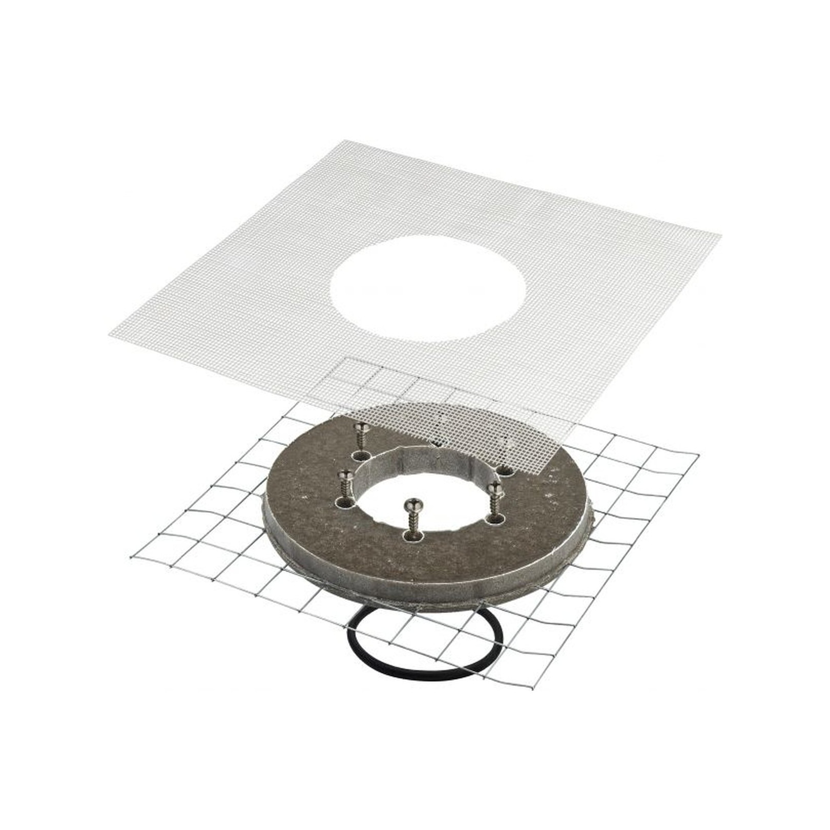 Viega Advantix Abdichtungsflansch Polymerbeton Estrichmatte Glasgewebematte 288624