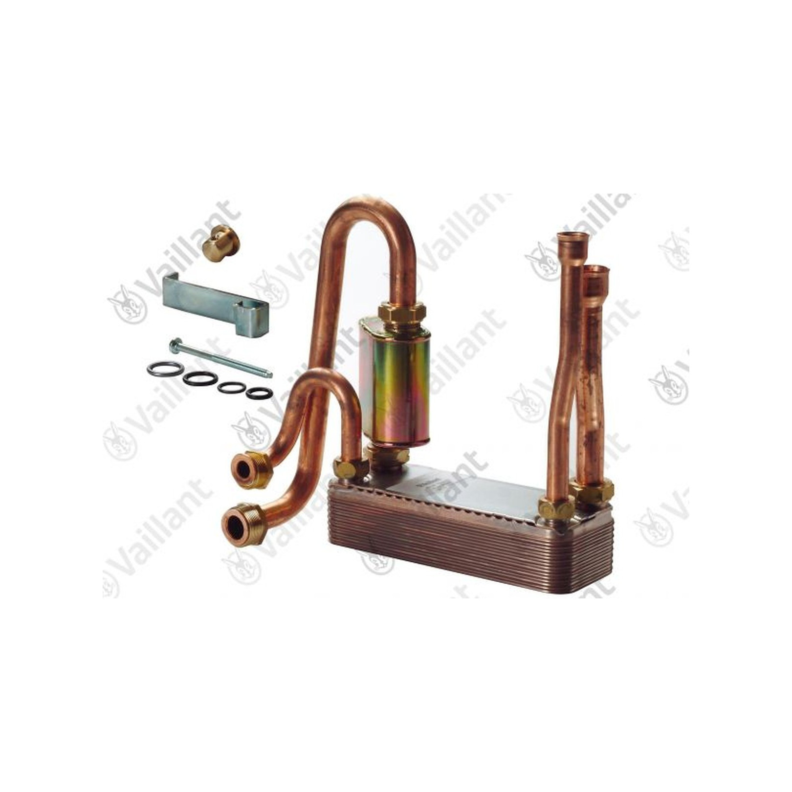 Vaillant Wärmetauscher BW U-Satz VCW 204plus254 XE Edelstahl 064884