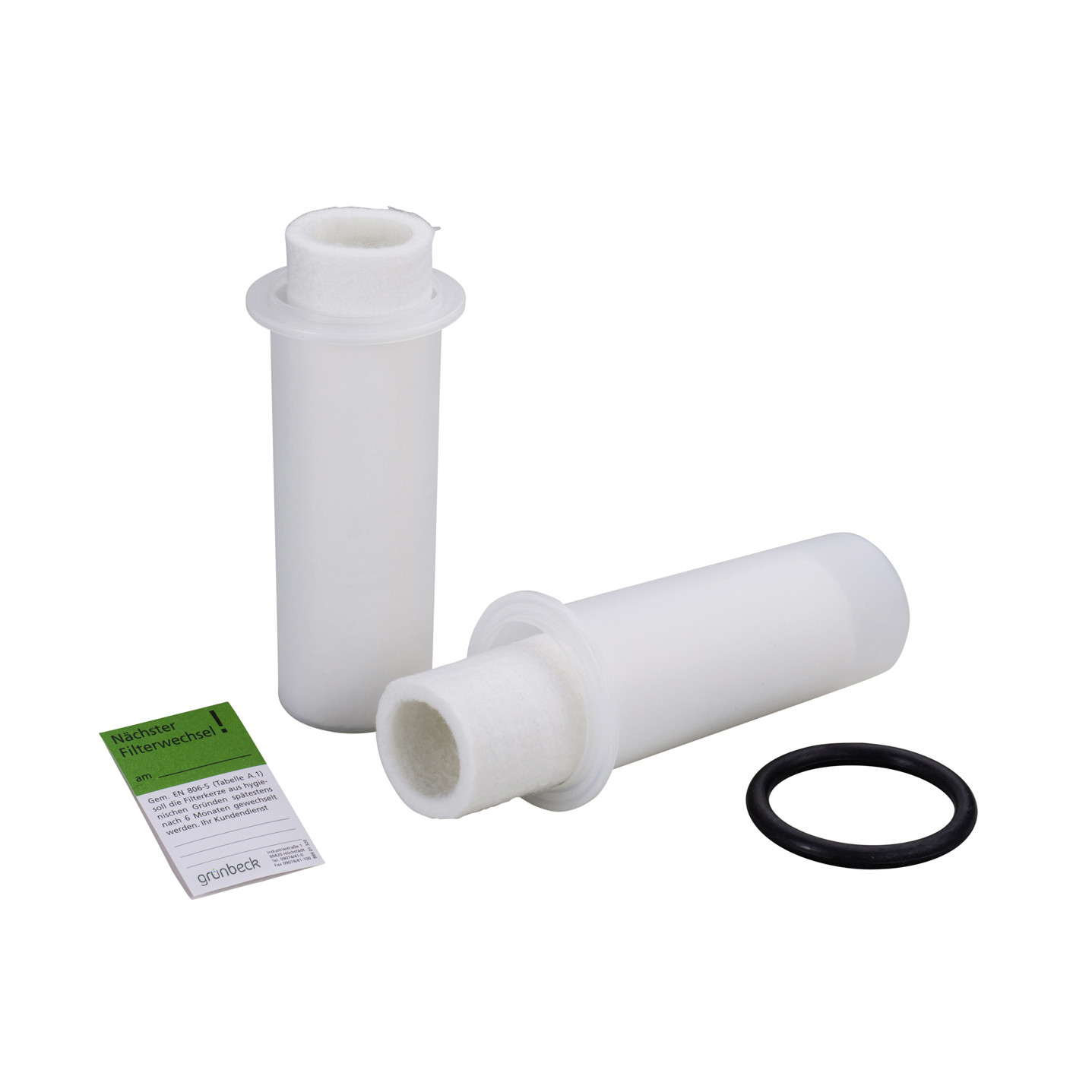 Grünbeck Ersatzfilterkerze 80 µm GENO Größe 1 Schutzglocke 2 Stück 103007