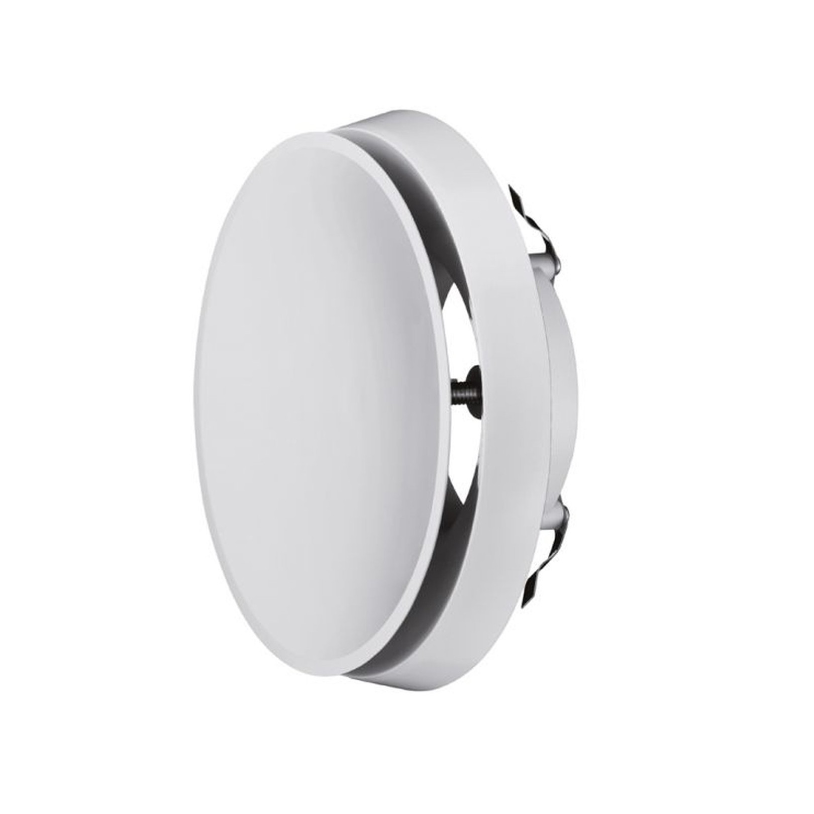 Helios Kunststoff-Tellerventil Zuluft KTVZ 125 125 mm weiß stufenlos einstellbar Distanzring 02737