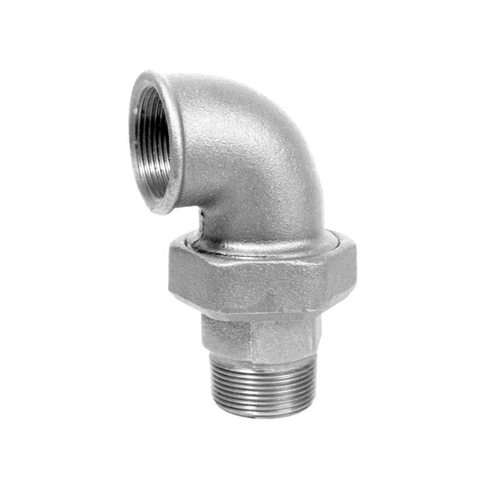 Schmidt Hermann Temperguss-Winkelverschraubung Nr.98 1 Zoll Kegeldichtung 1 AG verzinkt 13098025