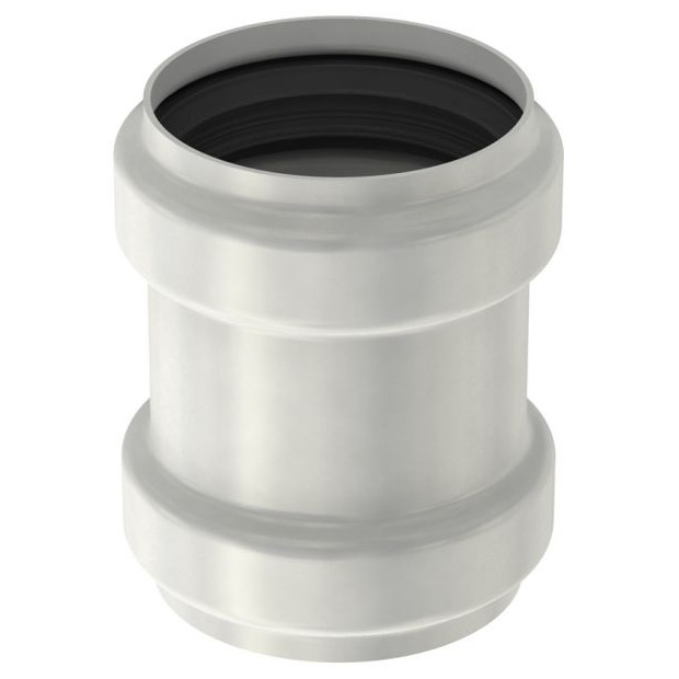 ACO PASSAVANT Schiebemuffe PIPE d75 Edelstahl 1.4404 Doppellippendichtung EPDM 0174.03.33