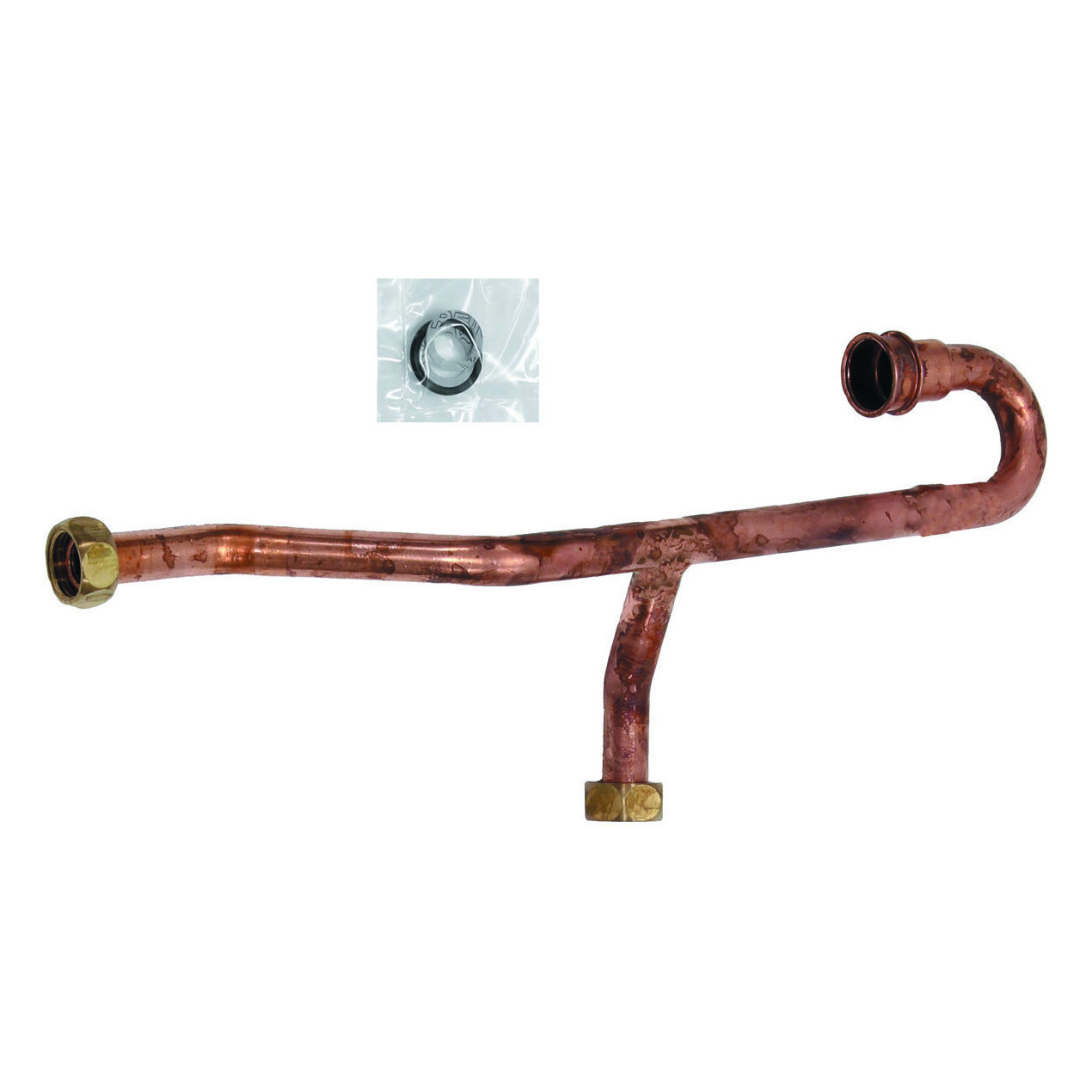 Vaillant Zirkulationszubehör VCI ohne Pumpe CU Rohr 15 mm Steck Schraubanschluss G 1/2 ecoTEC plus 0020057235