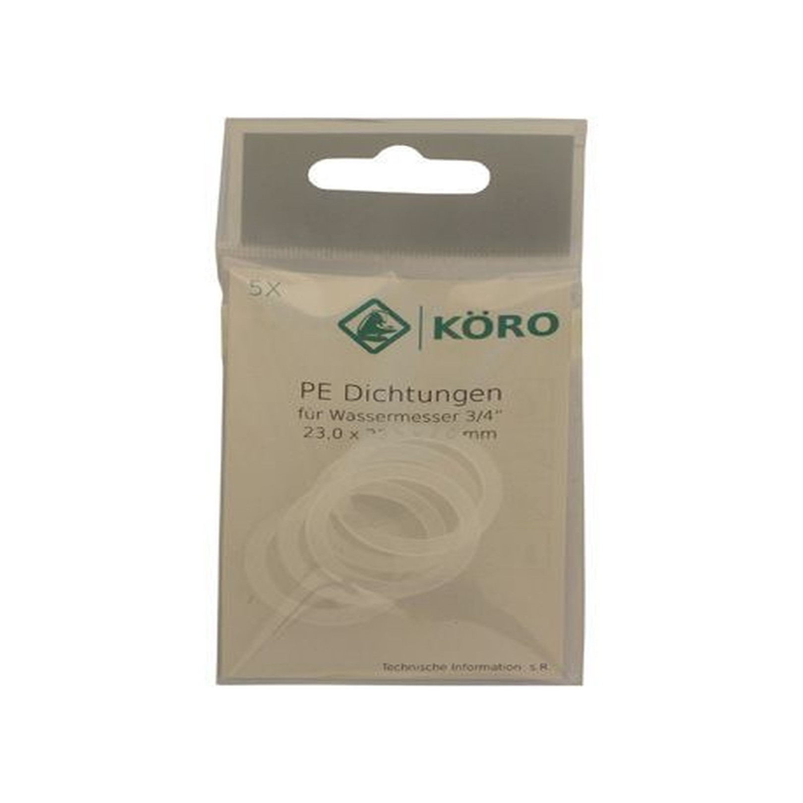 Köro PE-Ring 23x29,5x2 mm 3-4 Zoll Wasseranschluss KTW W270 154213999