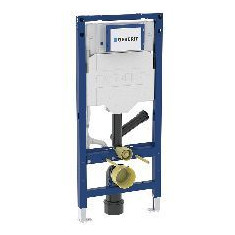 Geberit Vorwandelement Duofix 111364006 Wand-WC 112cm UP-Spülkasten 12cm Geruchsabsaugung Abluft Stahl