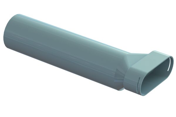 Zehnder Luftdurchlassgehäuse ComfoCase flat51 RenoV L400mm DN90 1xflat51 Kunststoff 990322062