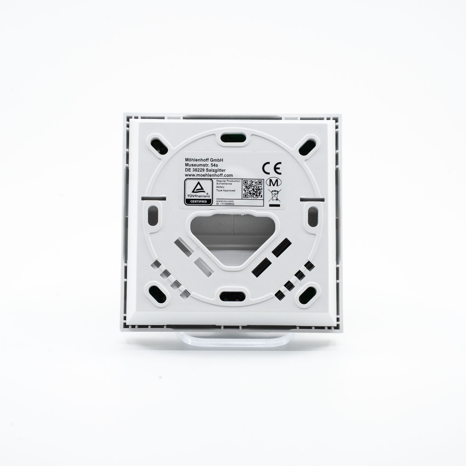 Raumthermostat LCD 230 V Alpha direct Standard mit Designscheibe NC RD 20203-11N5