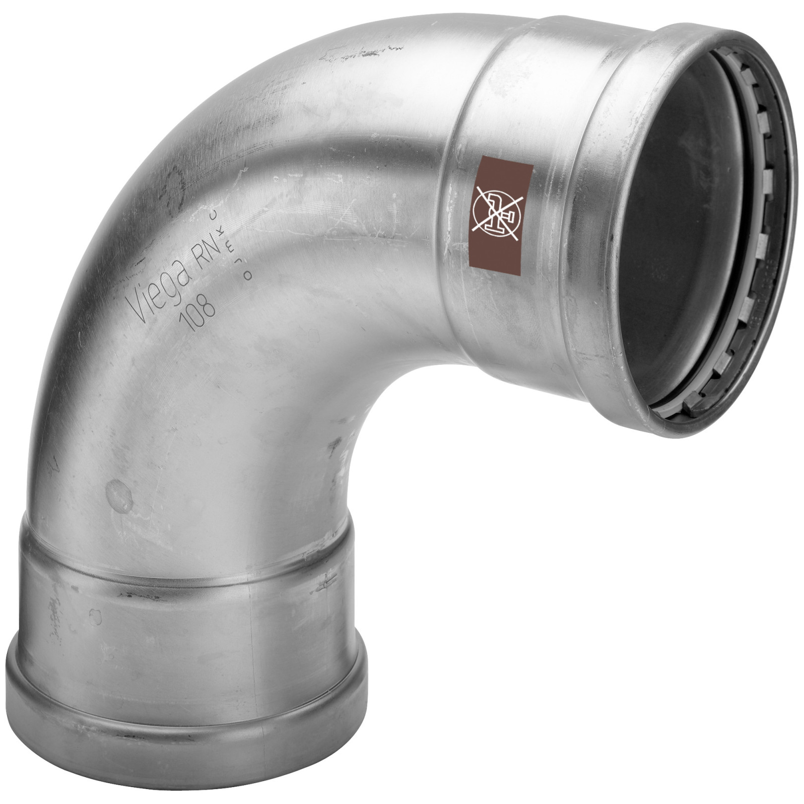 Viega Temponox XL 1716XL Bogen 108mm 90 Grad Stahl nichtrostend 808907