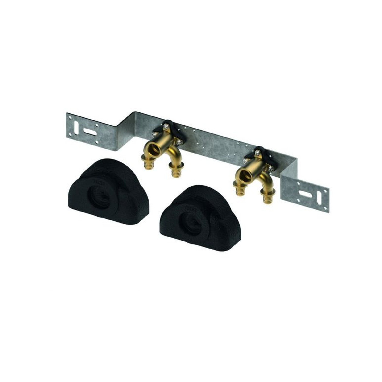 TECEflex Montageeinheit 2 DWS Si-Br 16x1-2Zollx16 150mm Schalldaemmboxen 720569