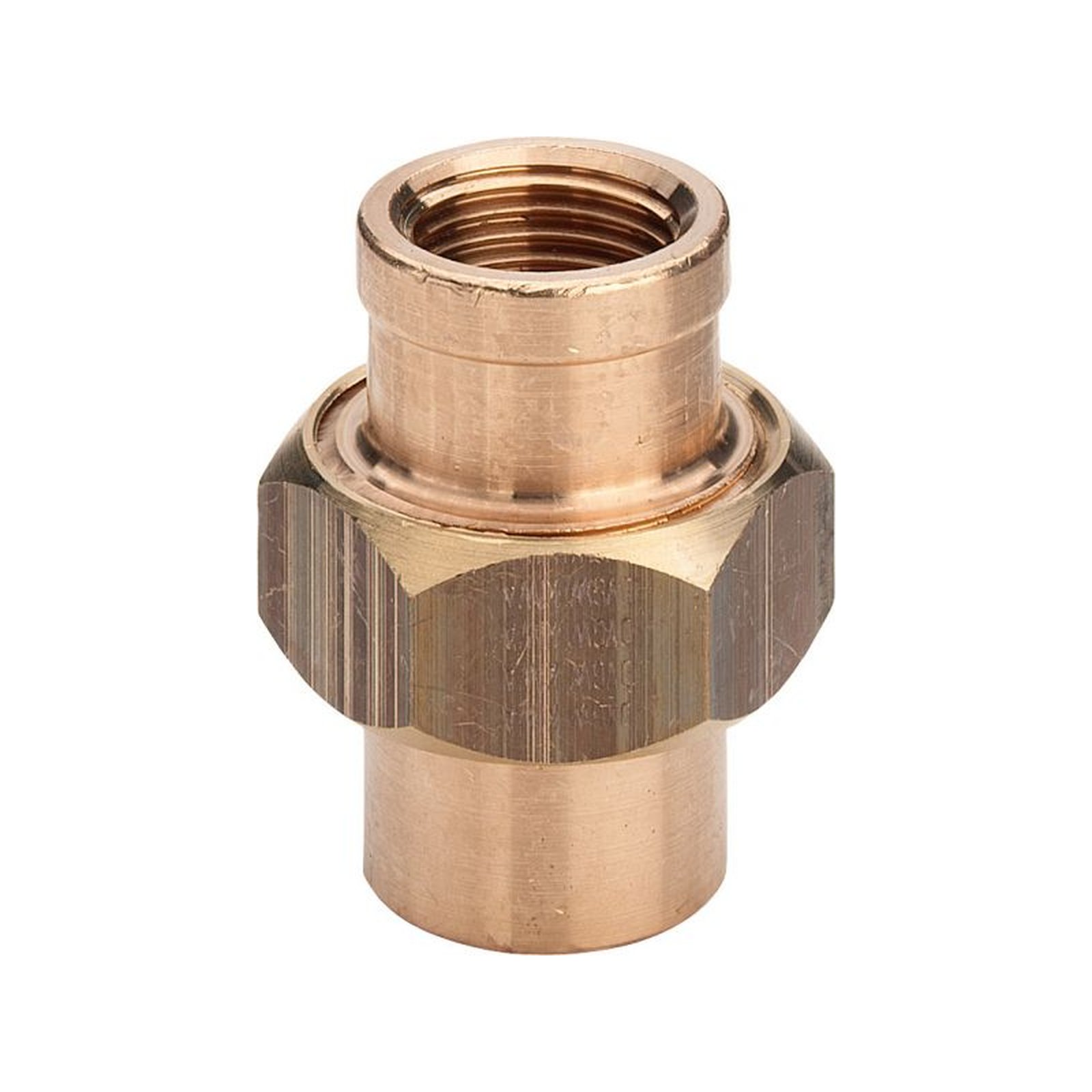 VIEGA Gewindefitting Rotguss Verschraubung 3340 DN40 1 1/2 Zoll IG konisch dichtend 446970