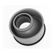 Airfit Abwasser ReduzierStück Innen DN 110x50 PP Steckmuffe einteilig DIN EN 4102-B2 11050IR