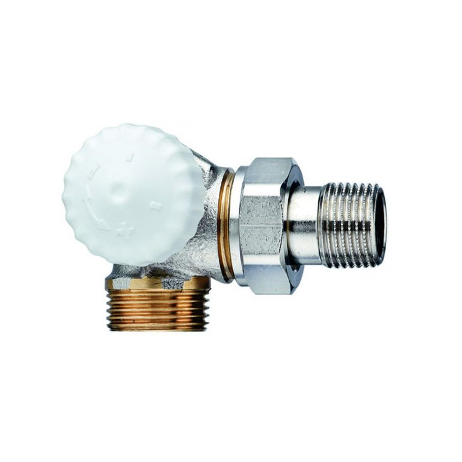 Th.Ventilunterteil HEIMEIER V-exact II 1/2", Winkeleck/li, AG G3/4, 3733-02.000