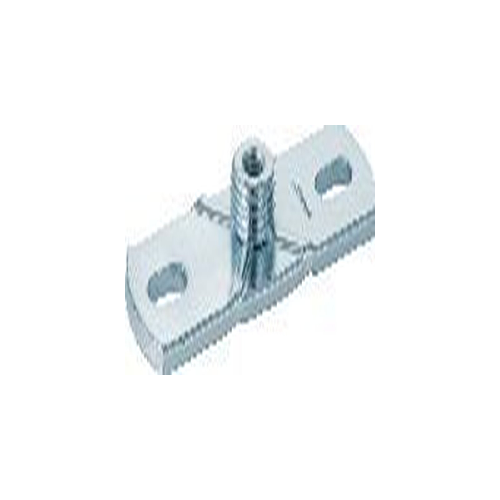 Geberit Grundplatte eckig 2-Loch Gewindemuffe M10 G1/2 Stahl verzinkt 362851261