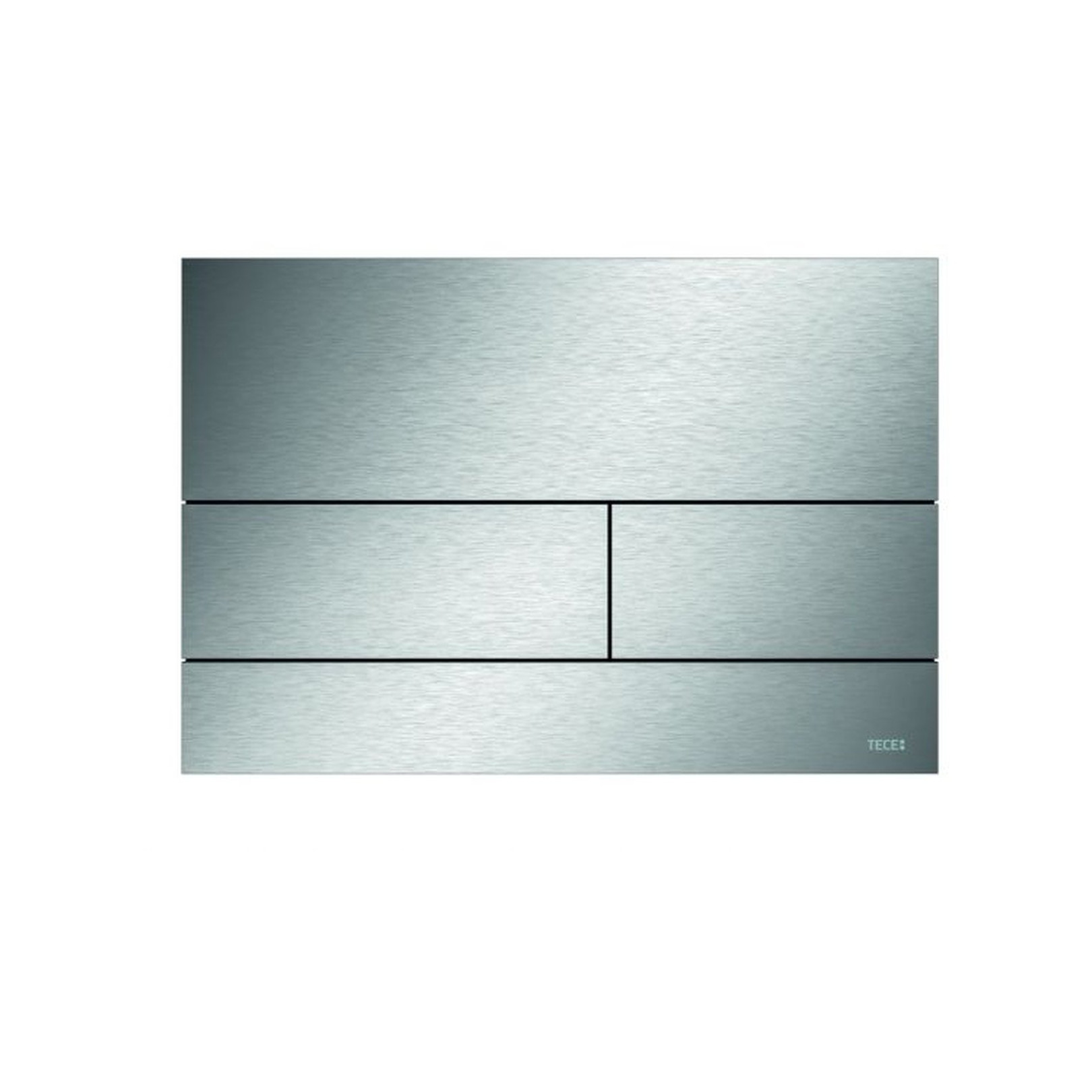 TECE WC-Betätigungsplatte TECEsquare II Metall Edelstahl gebürstet Anti-Fingerprint Zweimengentechnik 9240830