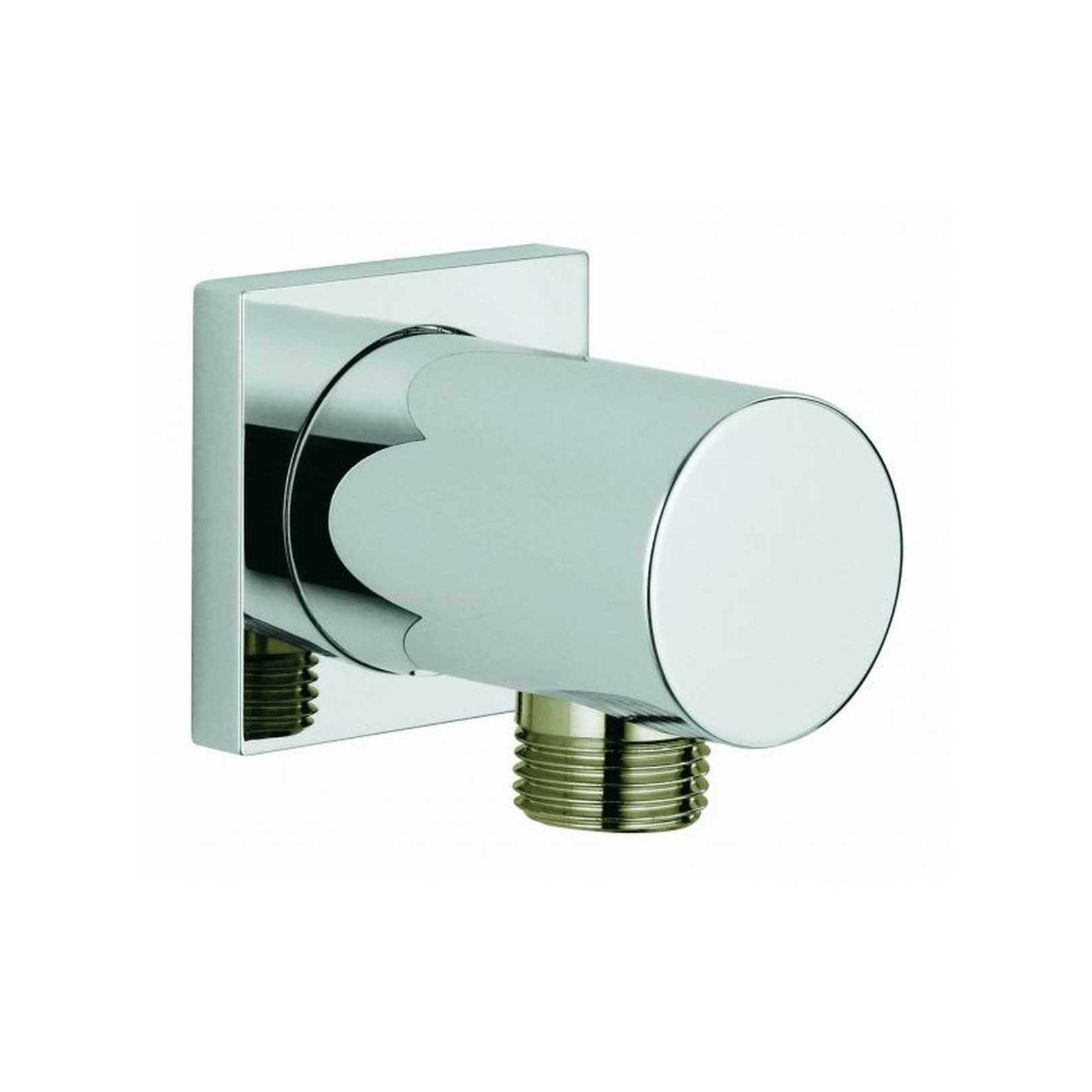 Grohe Wandanschlussbogen Rainshower 27076 1/2 Zoll Außengewinde eckige Rosette Chrom 27076000