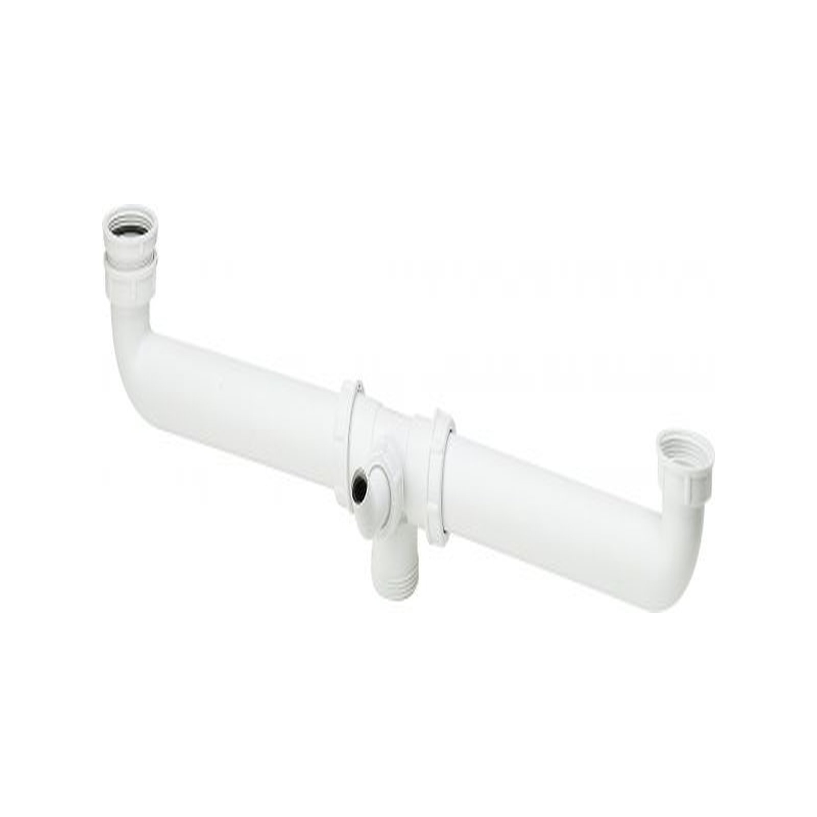 Viega Ablaufverbindung 792 1 1/2x1 1/2 Zoll 180-600 mm Kunststoff Doppelspüle zentrisch Hersteller-Artikelnummer 113063