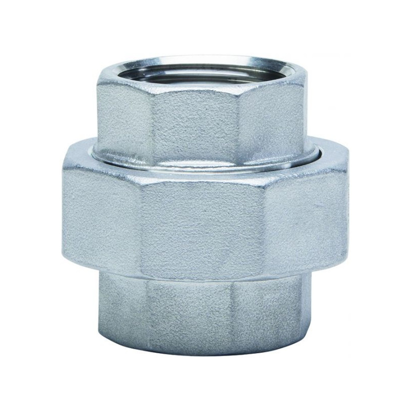 Gebo Edelstahl-Gewindefitting 330 Verschraubung flachdicht 3-4 Zoll 6330-034