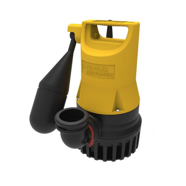 JUNG PUMPE Schmutzwasserpumpe U3 KS 230 V Schaltautomatik Edelstahl Kunststoff 10 mm Durchgang JP50001