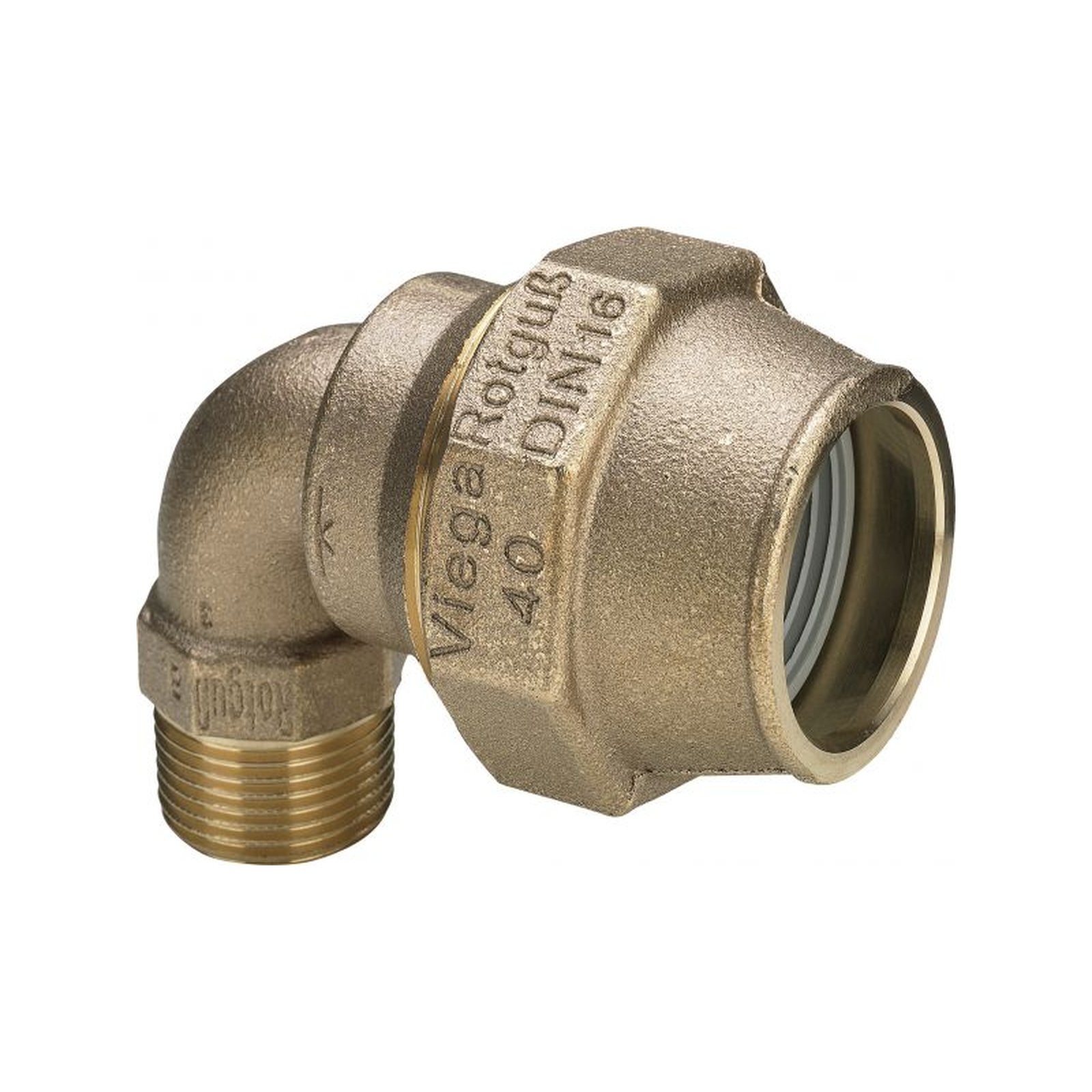 Winkel-Verschraubung VIEGA 9021 274535 40x11/4 m.Aussengewinde, Rotguss