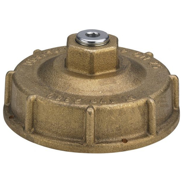 Viega Ueberstroemkappe G2360 G2 Messing Gasleitungspruefung plombierbar DVGW 526481