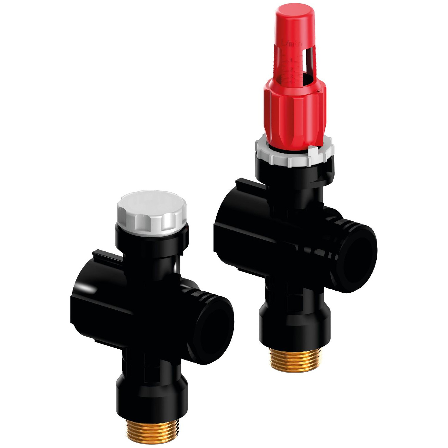 Uponor Vario PLUS Verteiler FM 1x3-4 Euro Durchflussmesser 1042471