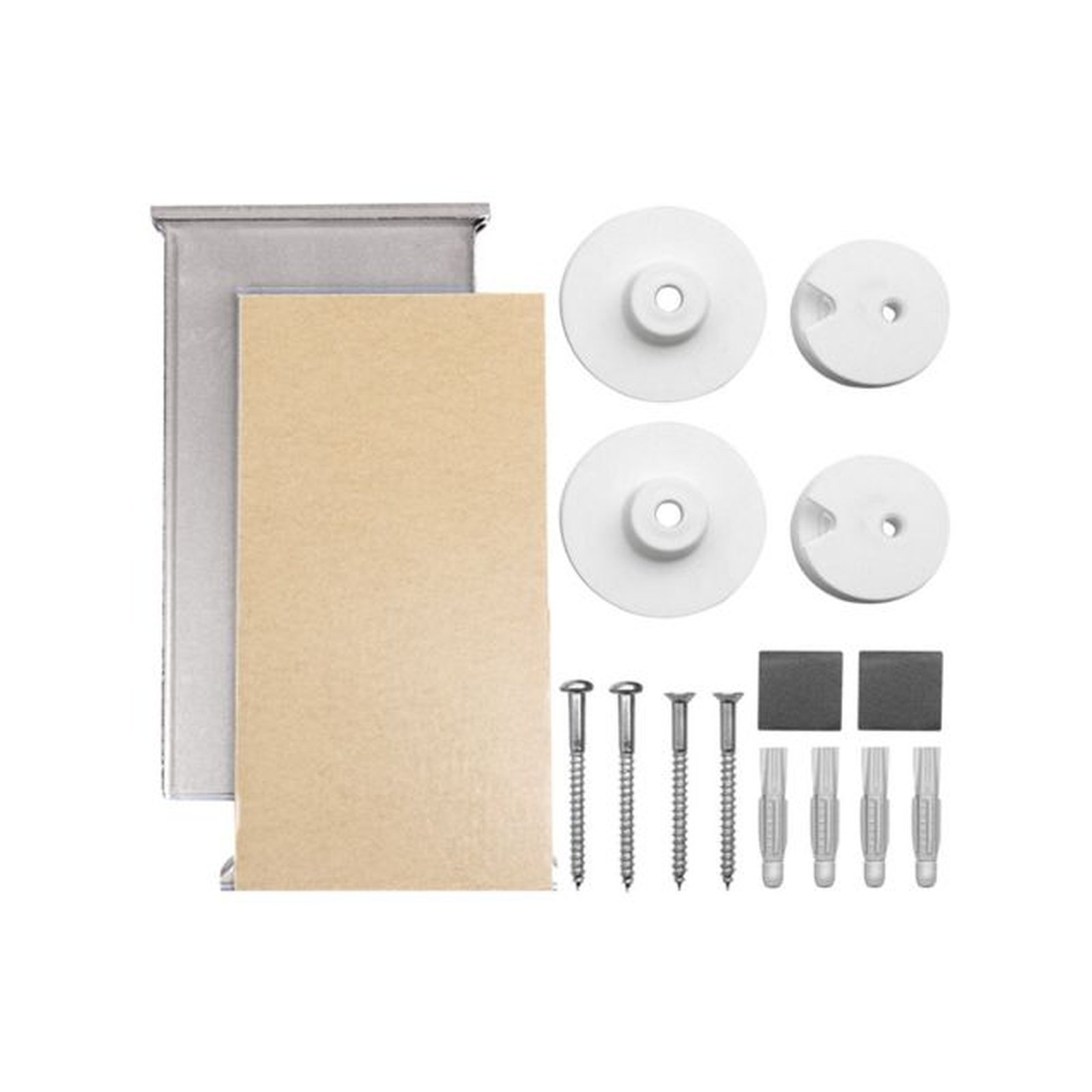 Druckknopf-Spiegelbefest. unsichtbar für Spiegel - 0.8 qm