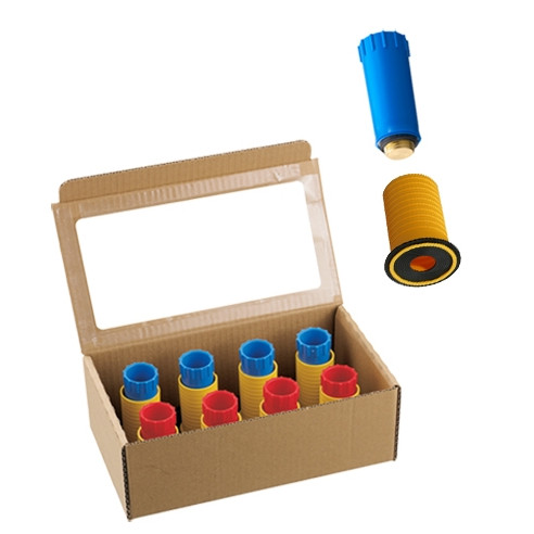 O. Haas OHA Dichtfix Kombi-Paket 1-2 Messing-Baustopfen 6660