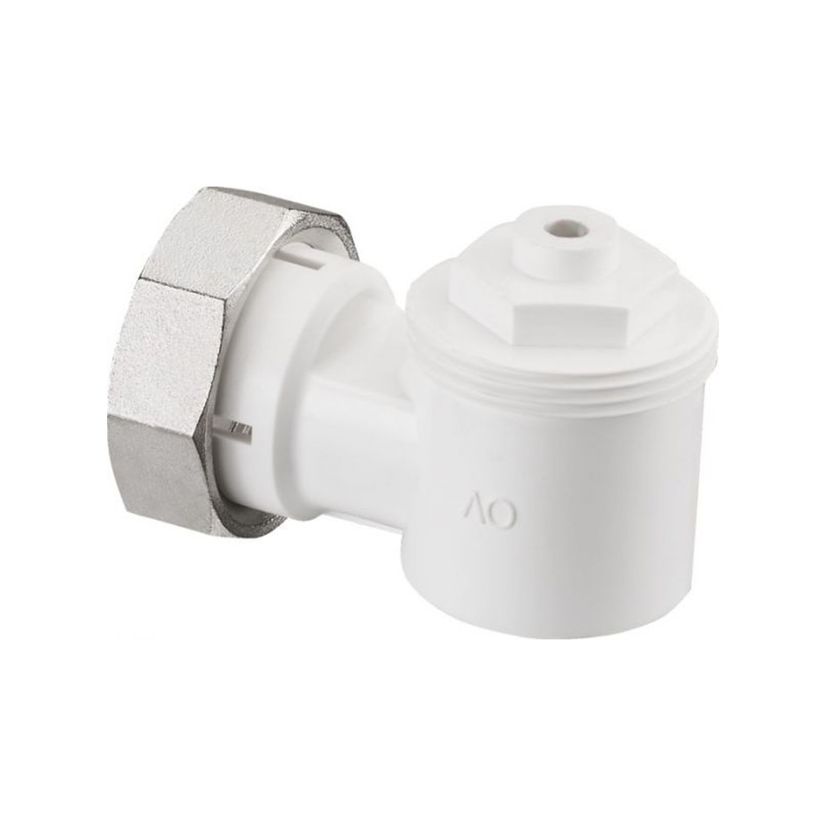 Oventrop Winkeladapter M30x1.5mm weiß Heizkörper Thermostatventil Anschluss 1011450