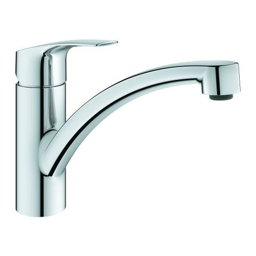 GROHE Spueltischmischer Eurosmart Einhebelmischer 140 Grad Schwenkbereich Chrom Messing 180 mm 33281003