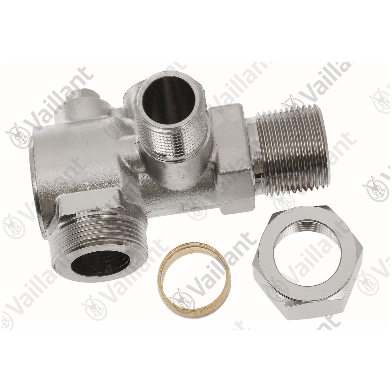 Vaillant Wartungshahn Eck Rp 3/4 Anschlusskonsole VC Installations-Set Unterputz 0020224255