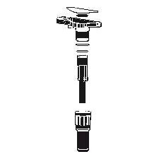 ATAG Siphon komplett HR 5000 Ersatzteil S4451610 0.75kg