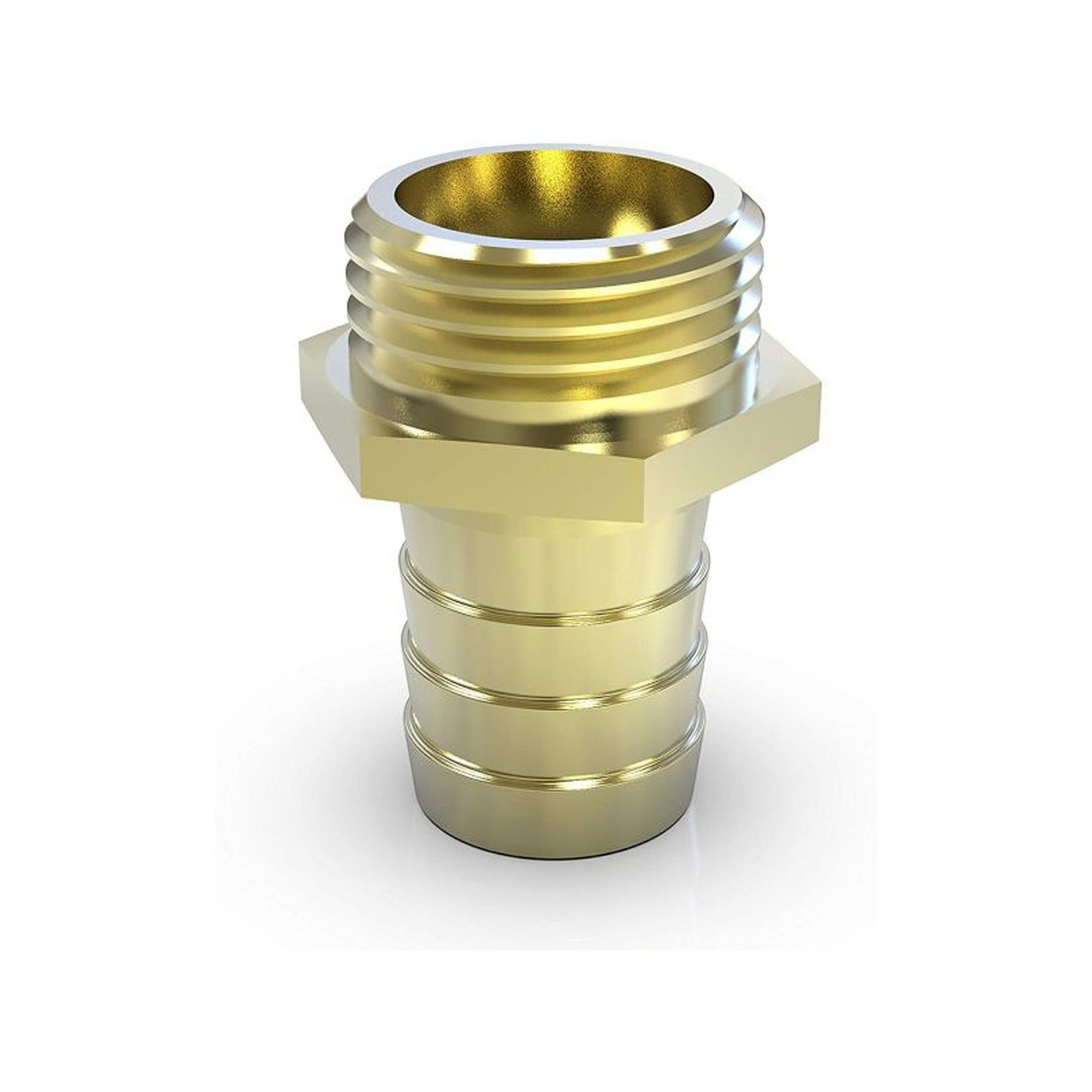 ABA Beul Schlauchtuelle Messing 1-2-Aussengewinde 10-mm 10010.521.2