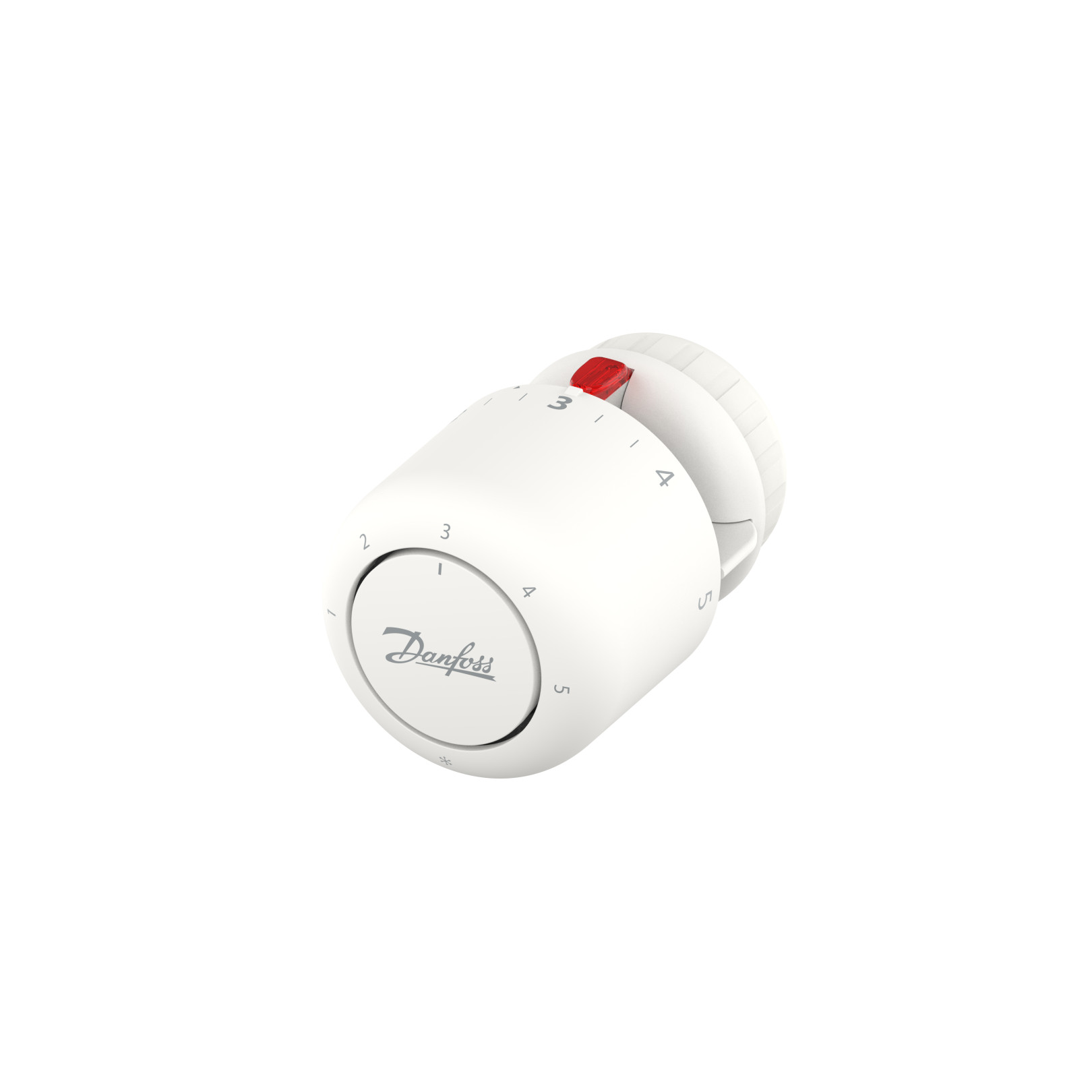 Danfoss Thermostatkopf Aero RA Click gasgefüllt eingebauter Fühler Frostschutz 7–28 °C 015G4590